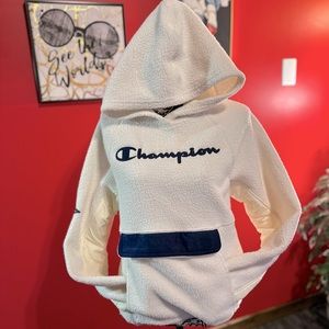 Unique Sherpa Champion sweater! Must see - size M women’s.